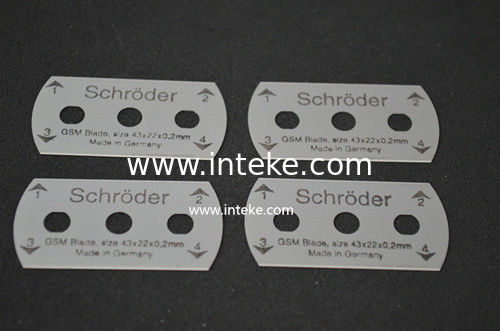 200PCS / hộp Máy cắt mẫu Blades sử dụng để lắp đặt trên máy cắt GSM Shroder